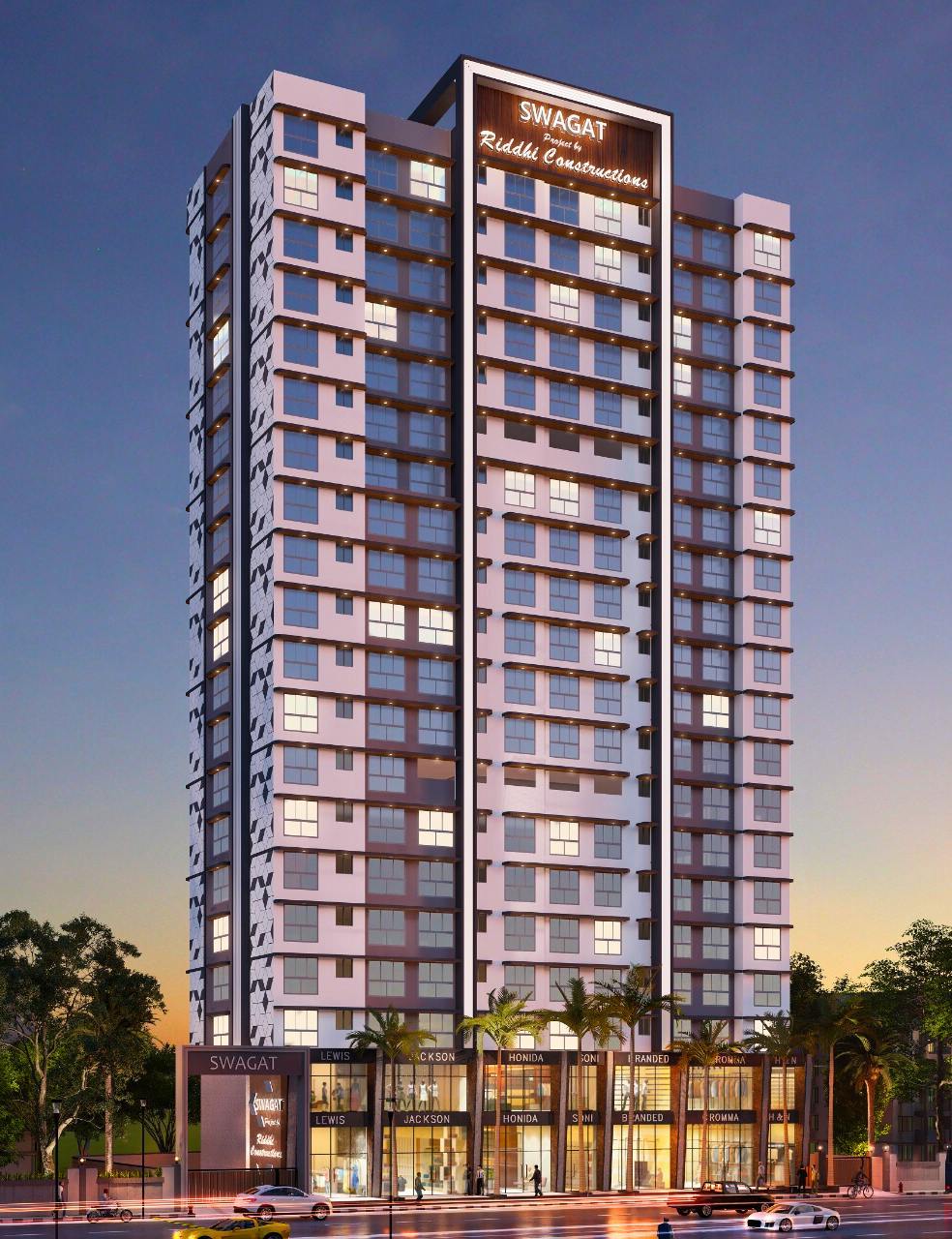 Rajendra Nagar Swagat CHSL_Night View